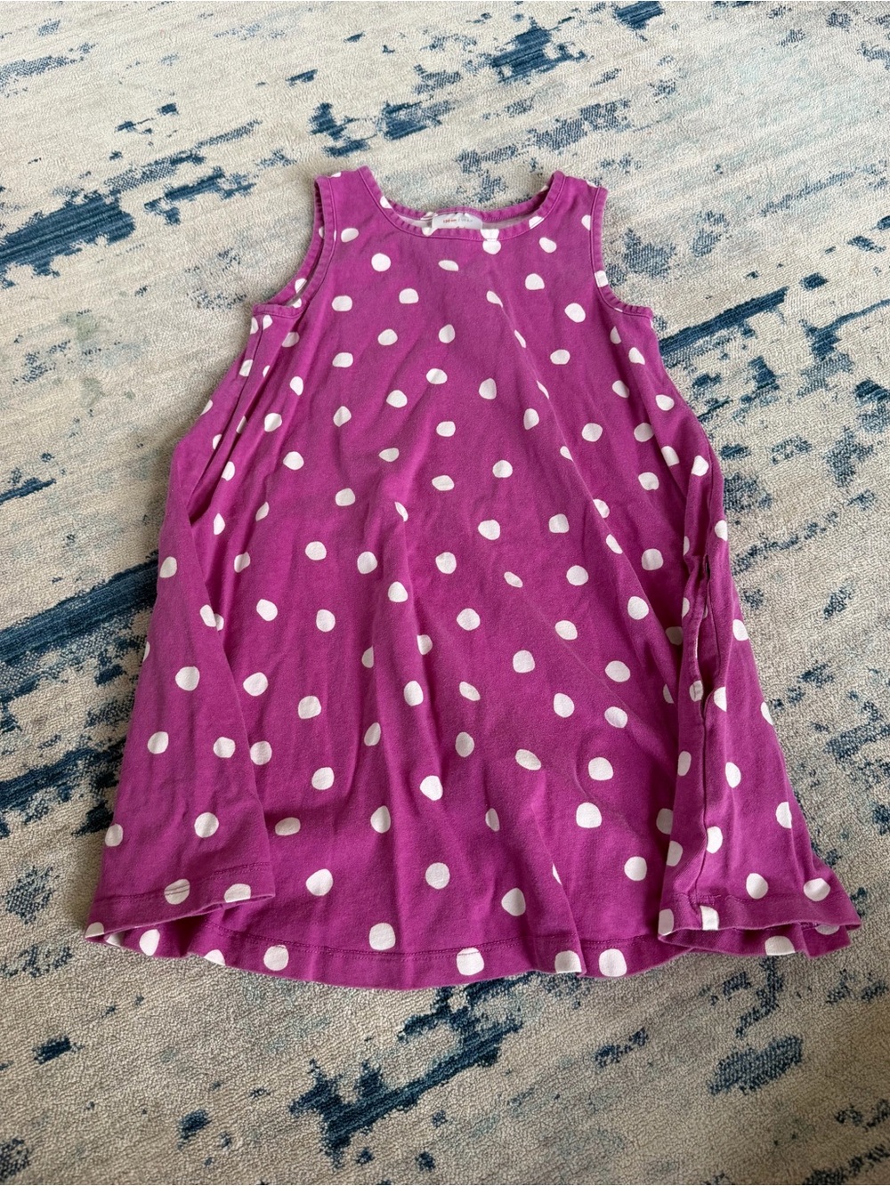 Hanna Andersson Polka Dot Swing Dress w/ Pockets 6-7